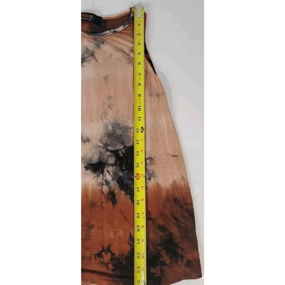 retro-inspired tie-dye Tank Top By renee C 100% Cotton  USA BOHO RETRO Style  Sm - Picture 5 of 7